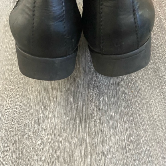 J. Crew Black Leather Booties Size (9.5) - Picture 5 of 6